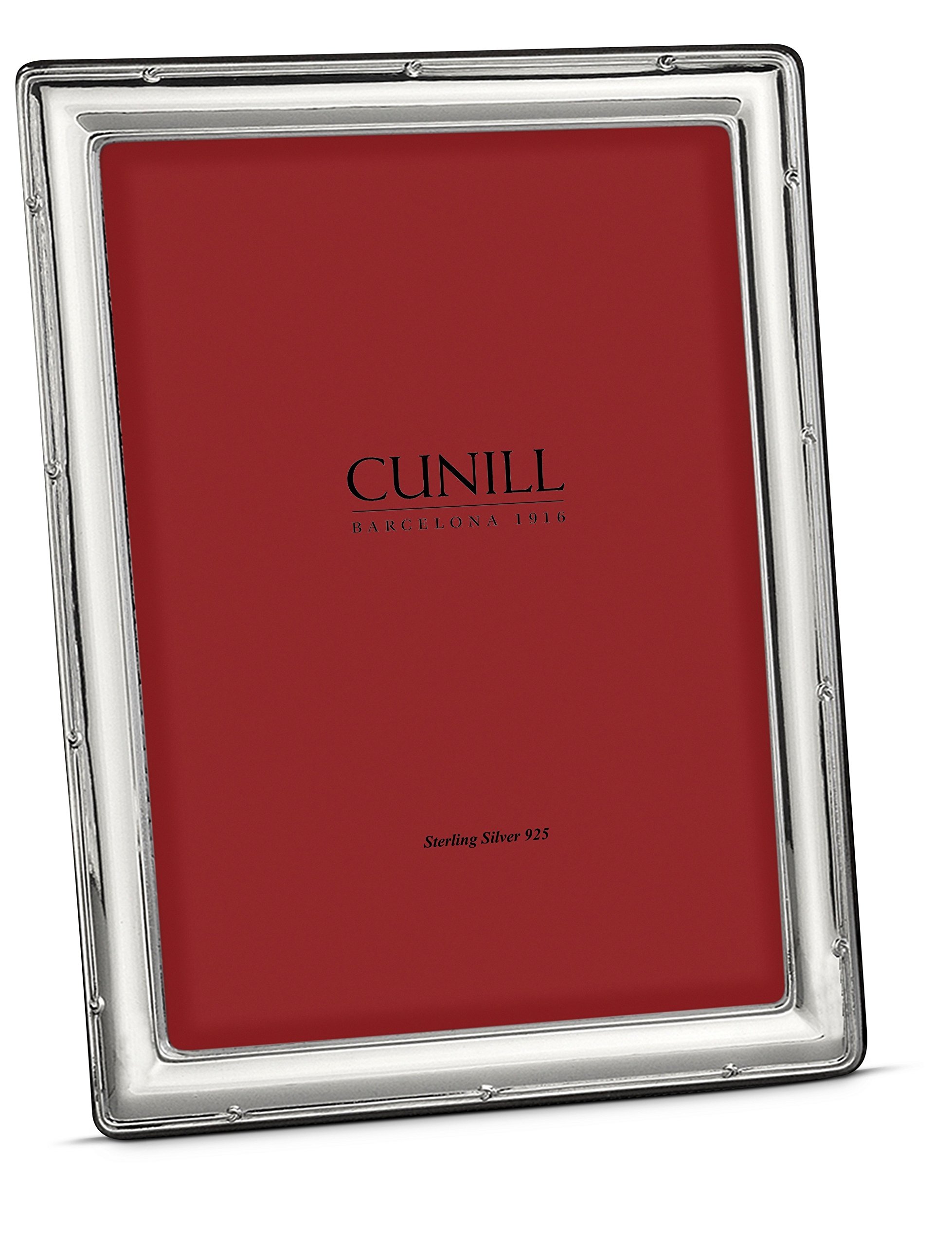 Cunill Barcelona Reed and Ribbon Sterling Silver Frame, 4" x 6"