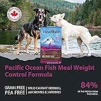 Vista 3 de FirstMate Sin cereales Dieta de ingredientes limitados Pacífico Océano Peces Comida de Control de Peso Fórmula Comida