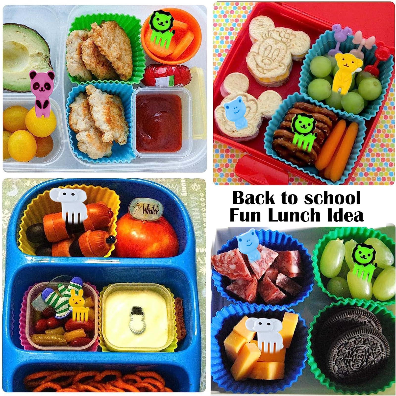 60 Stück Wiederverwendbare Silikonformen, Muffinformen Silikon Cupcake Silikon Backbecher,BPA frei Backförmchen Cupcake & Muffinförmchen für Kuchen
