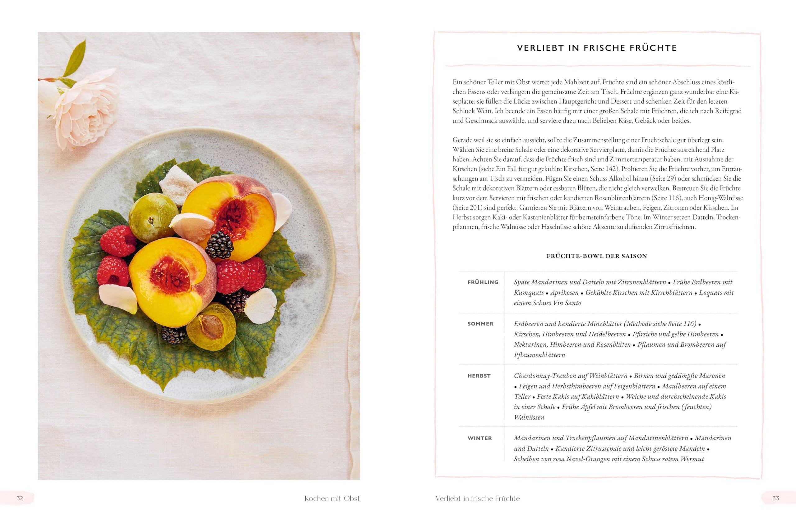 Kirschen, Quitten und Zitronen: Herzhafte Gerichte, süße Desserts und kulinarische Geschichten rund ums Obst. Kochbuch mit Obst-Rezepte mal anders: vom Obst Kuchen bis zur fruchtigen Suppe.