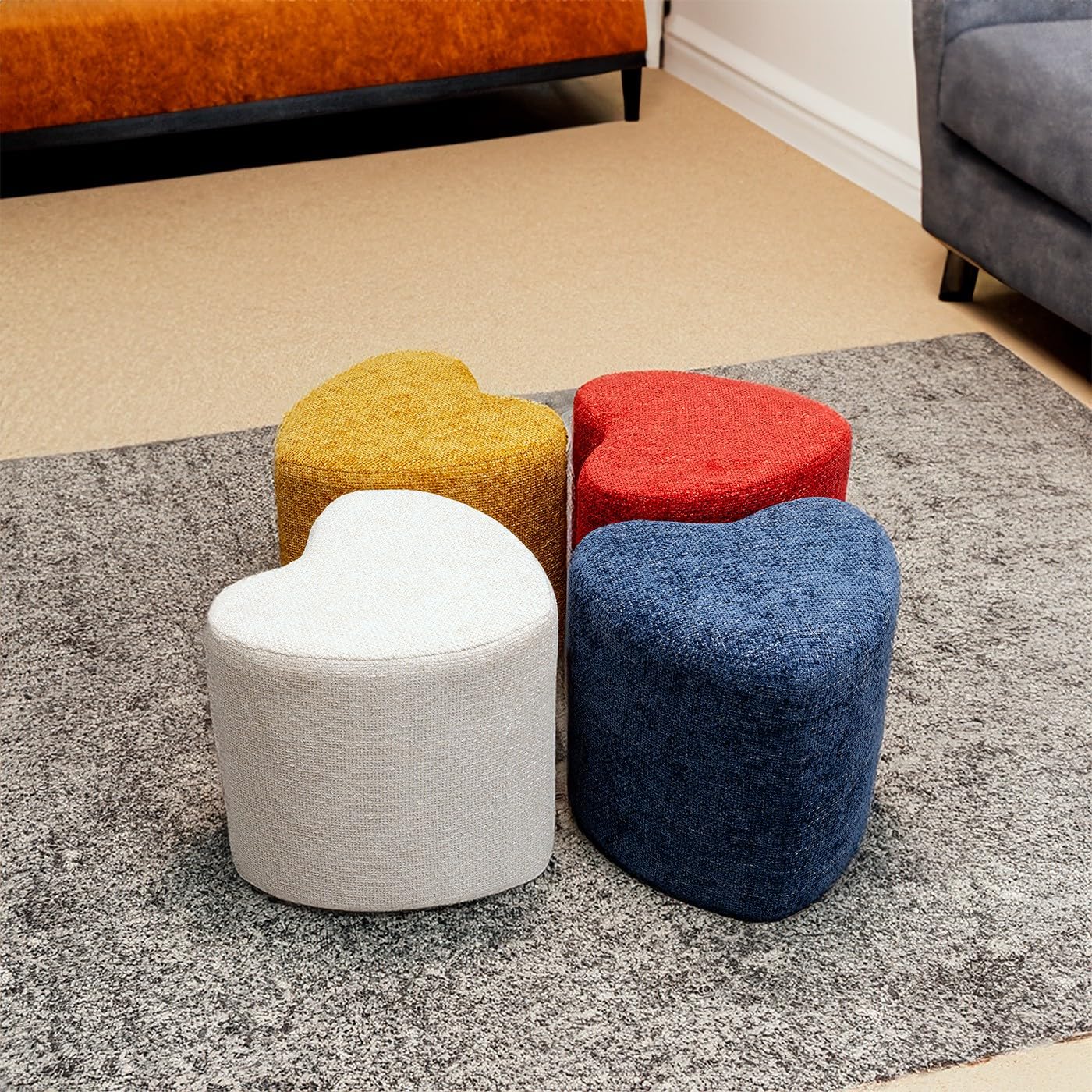 Amazon｜KARE カレ 正規品 スツール ラブリーレッド 幅34cm 高さ36cm