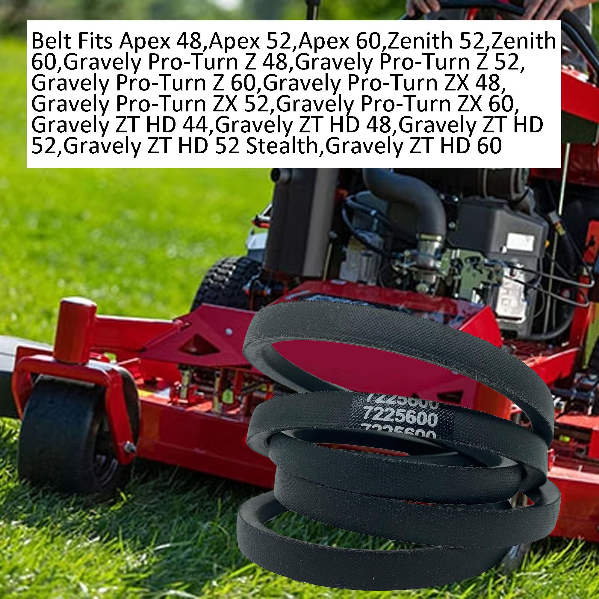 Amazon.com : Bamkyait 07225600 Drive Belt 73