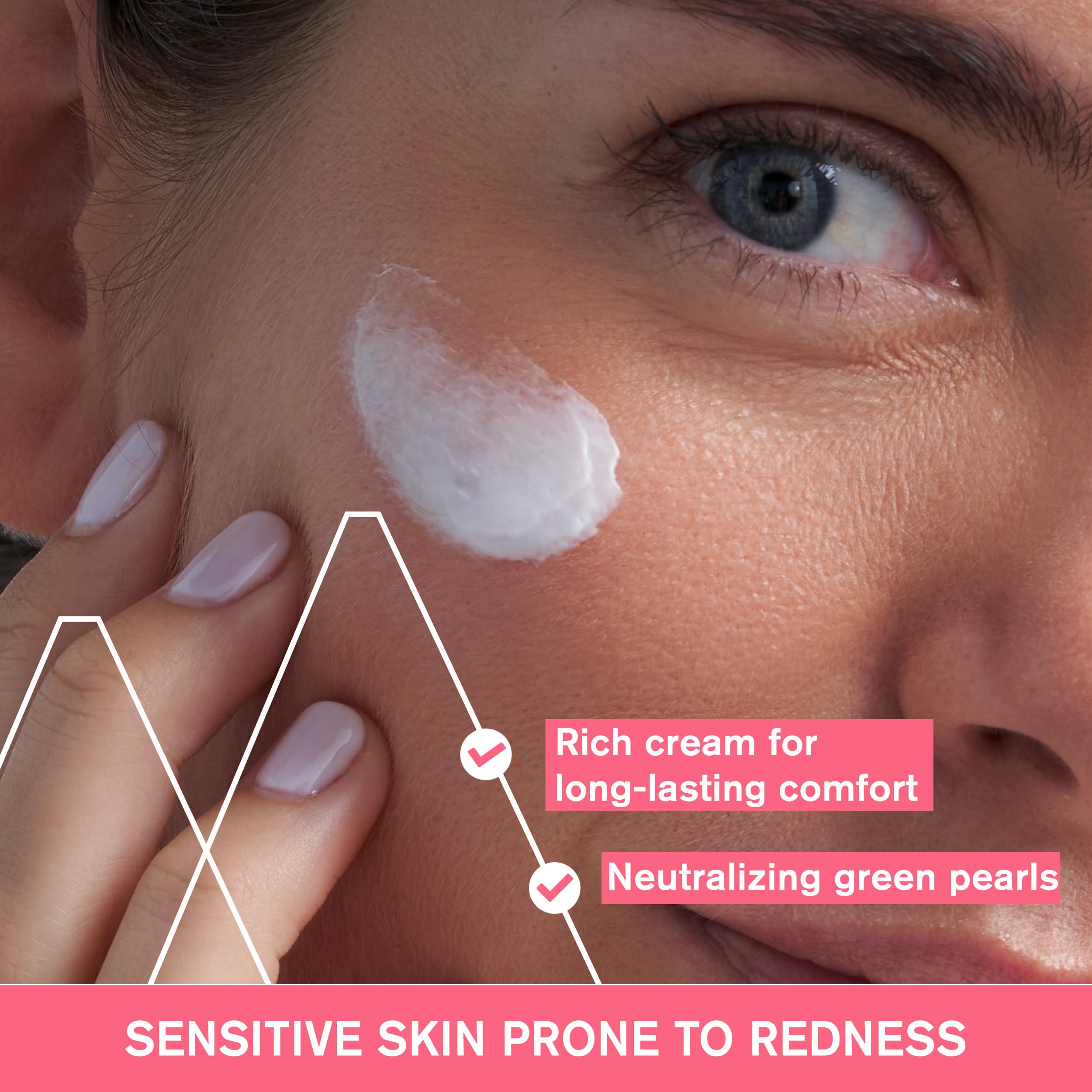 Uriage Roséliane Anti-Redness Face Cream 40ml, Soothes, Hydrates, Reduces Redness of Sensitive Skin Prone to Rosacea - Image 2