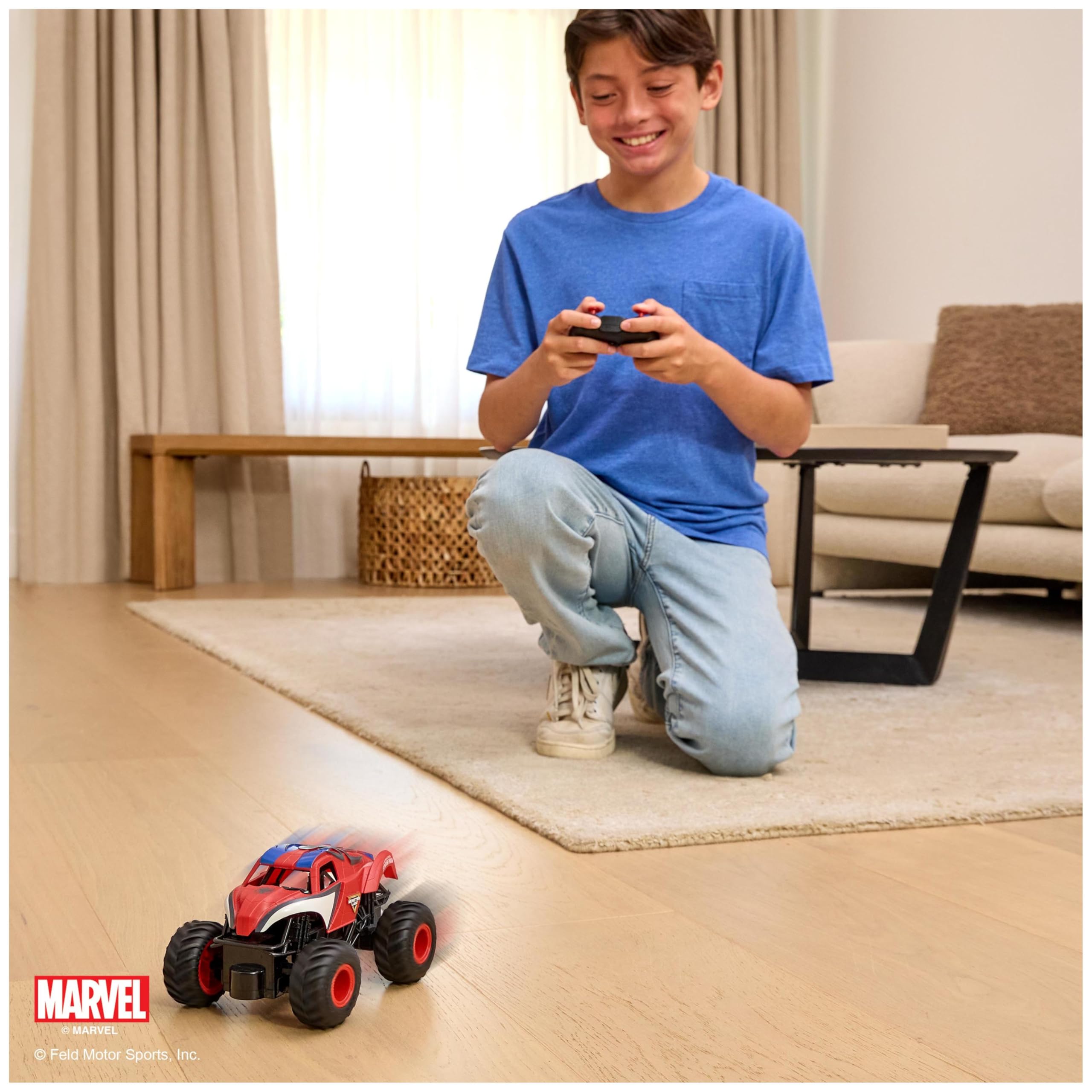 Monster Jam, Marvel Spider-Man RC Indoor Outdoor RC Truck 1:24