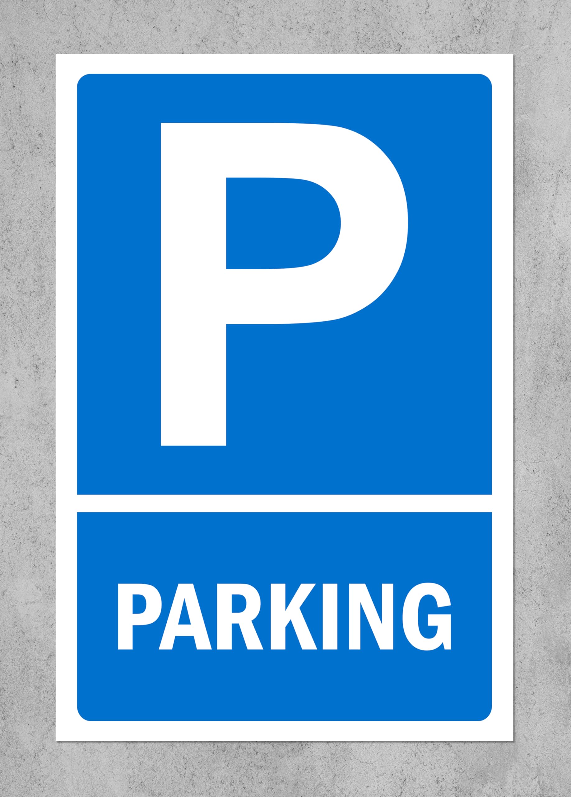 Parking blue sign SP071-3mm Aluminium sign (200mm x 150mm)