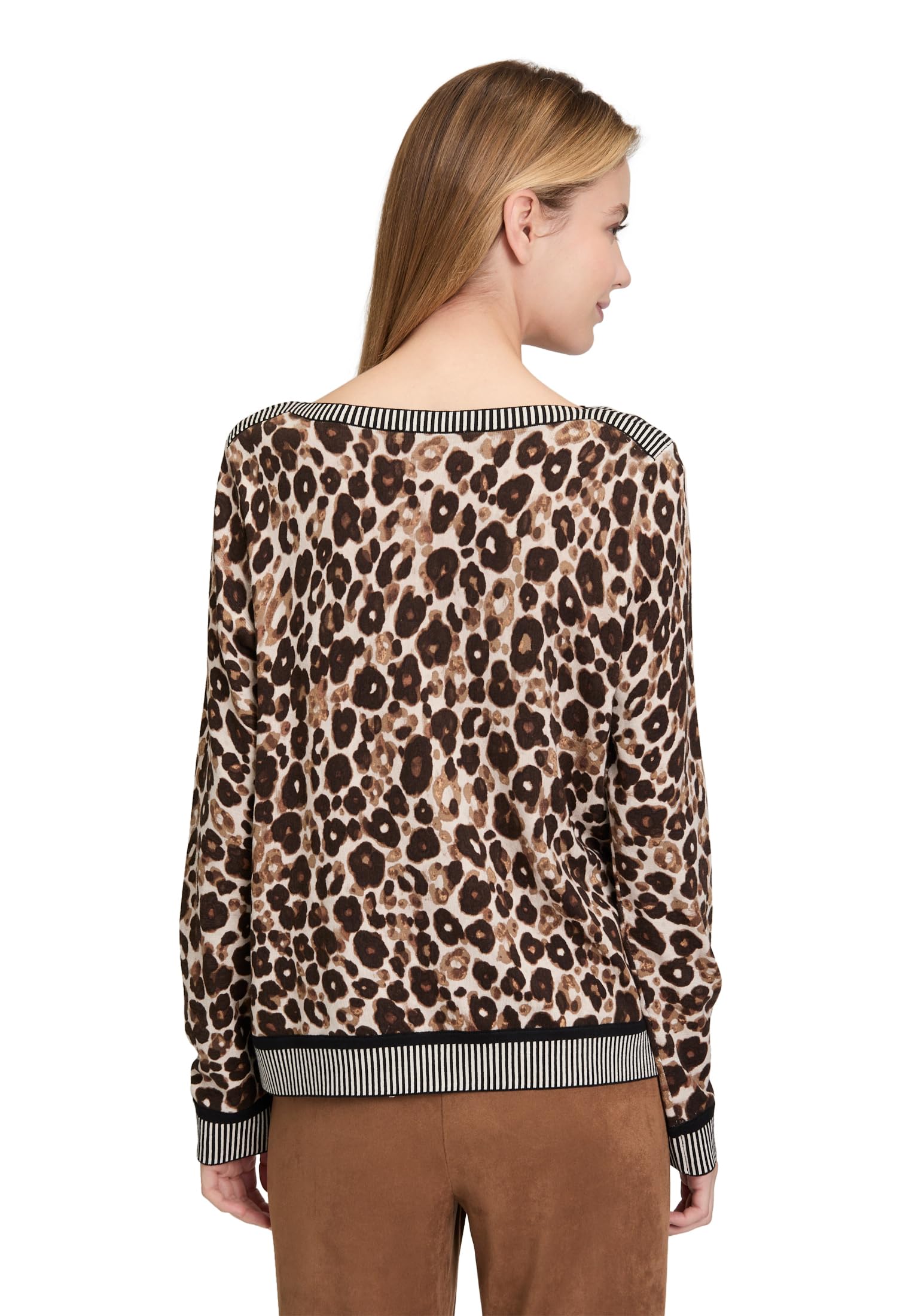 Betty Barclay Damen Strickpullover mit Animalprint
