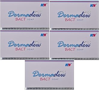 H & H Dermadew Bact Soap 75gm- Pack of 5