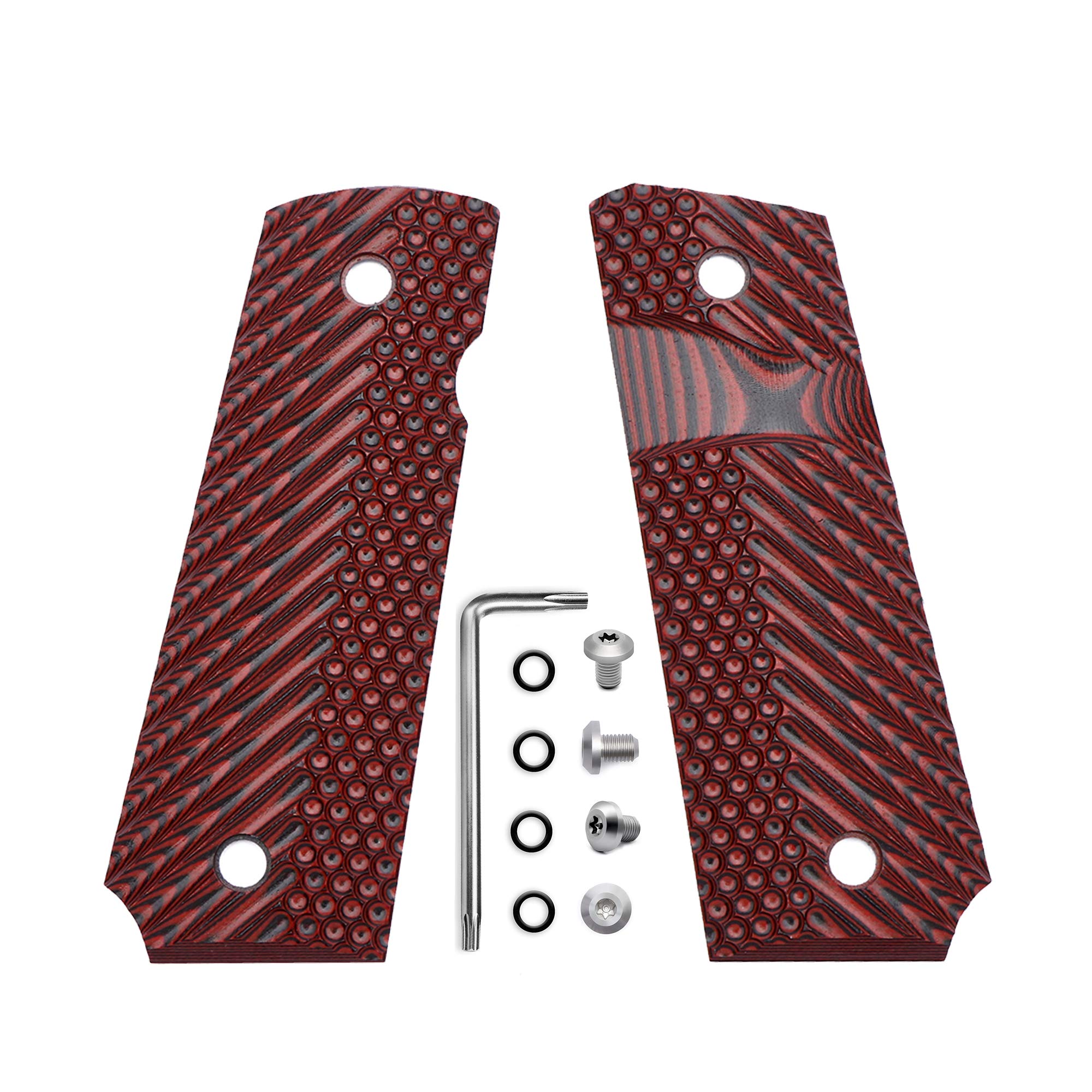 MilTac製　1911Beveled G10グリップ BK 新品 MilTac製 1911Beveled G10グリップ BK 新品