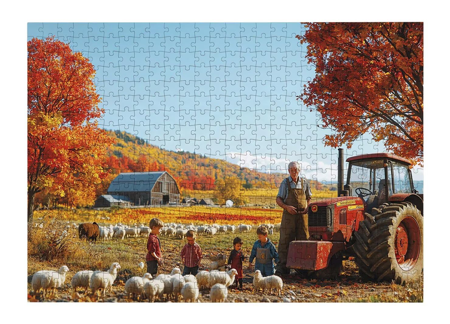 Puzzle Farm, Puzzle 1000 Pezzi Arte per Adulti, Regalo Uomo e Donna -4693