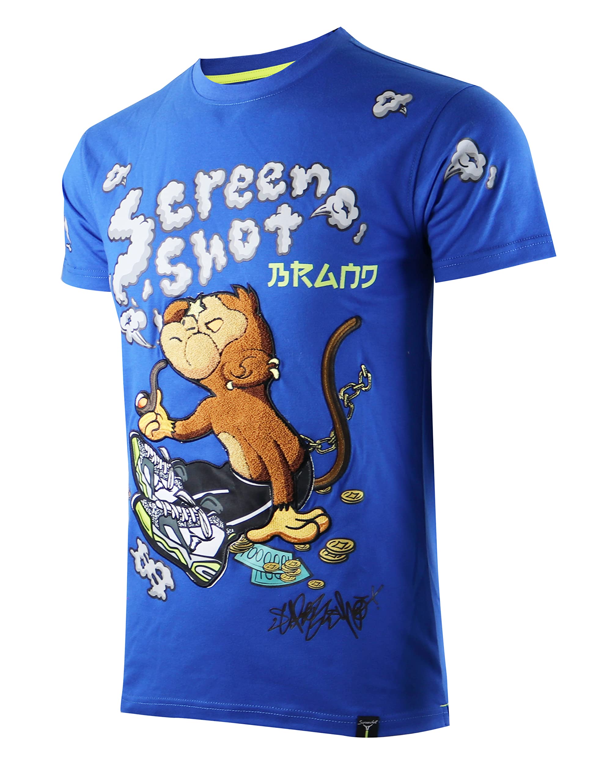 Mens Hipster Hip-Hop Premium Technique Designer Tees - Stylish Urban Streetwear Latest NYC Fashion T-Shirts