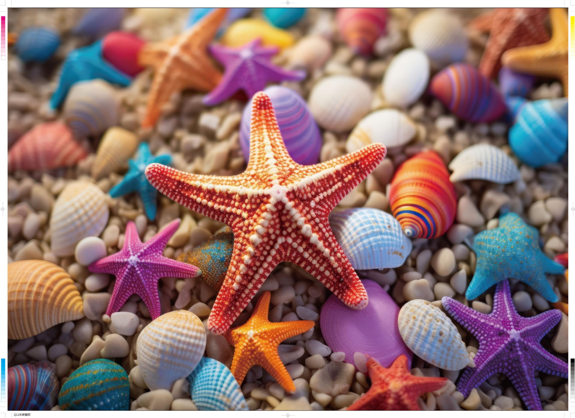 yoofun Puzzles for Adults 1000 Pieces, Jigsaw Puzzles 1000 Pieces - Starfish