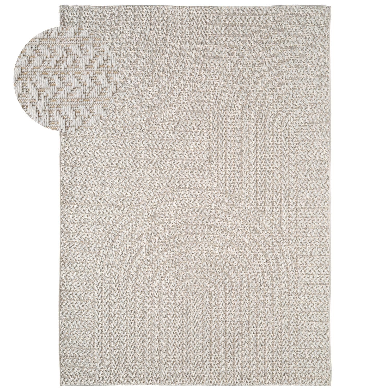 TT Home Dywan Zewn皻rzny Wodoodporny Ogr鏚 Sypialnia Przedpok鎩 T璚zowy Wz鏎 Design Boho Jednolity Wygl康 Sizal Nowoczesny Styl, Rozmiar:120x170 cm