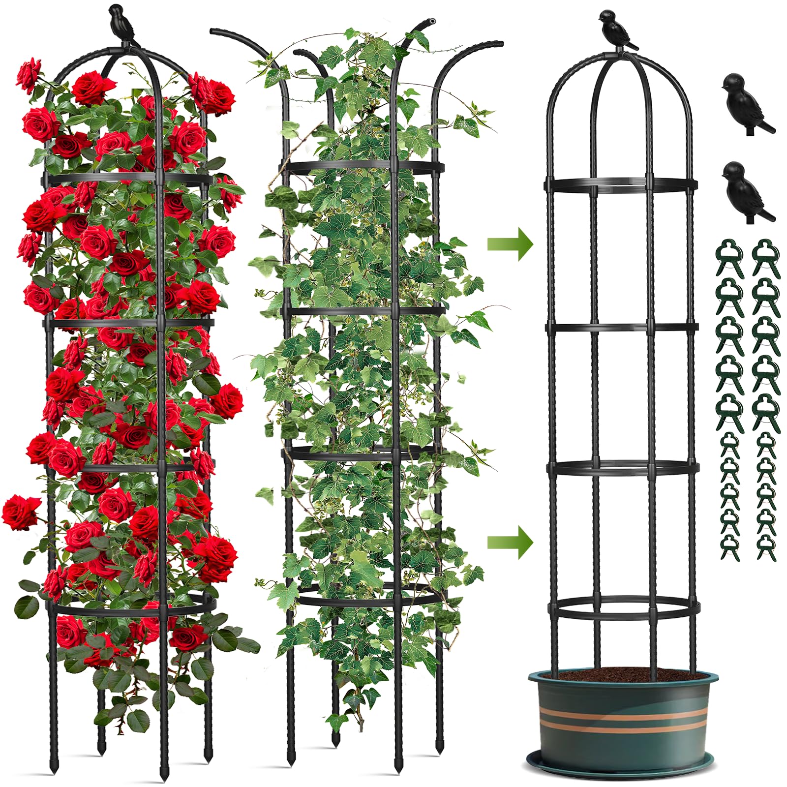CL FUN Garden Obelisk Trellis
