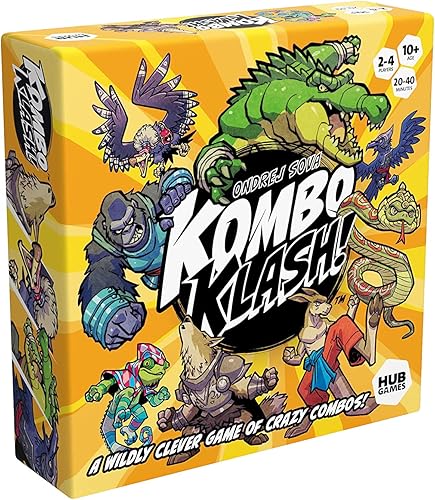 Kombo Klash - Juego de mesa para niños y adultos, juego de mesa de estrategia, juego de mesa táctico, para edades de 10 años en adelante, de 2 a 4