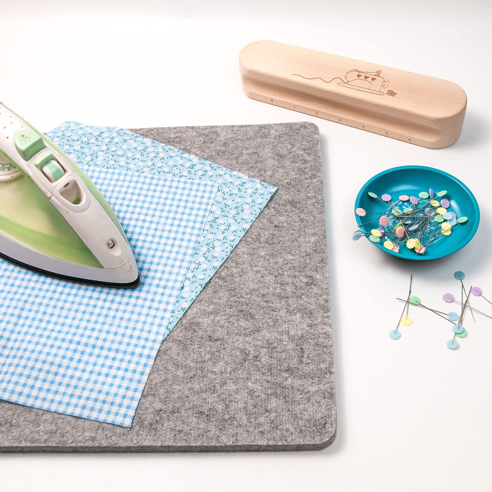 Quilting Strumento Lana Ferro Mat Per Quilting Lana Pressatura Pad Resistenza alle alte temperature Lana Ferro Mat Felted Asse da stiro Lana Pressa Mat Lana Portatile Stuoia da Stiro Forniture