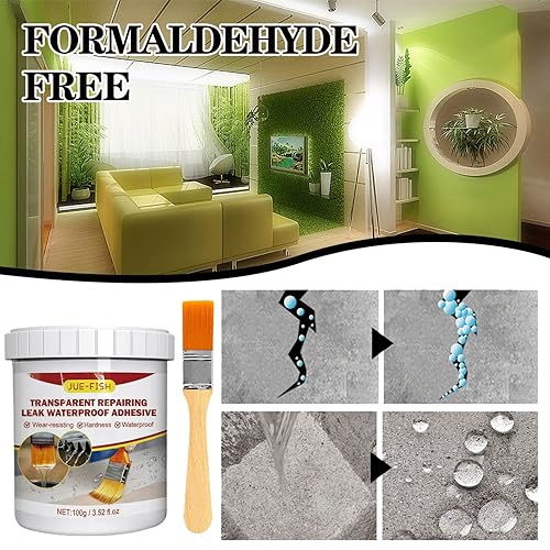 Miniatura 2 de Pegamento impermeable para ventana, 3.53 oz de pegamento adhesivo multifuncional para pared, ideal para ventanas, inodoros, ventanas, techos,