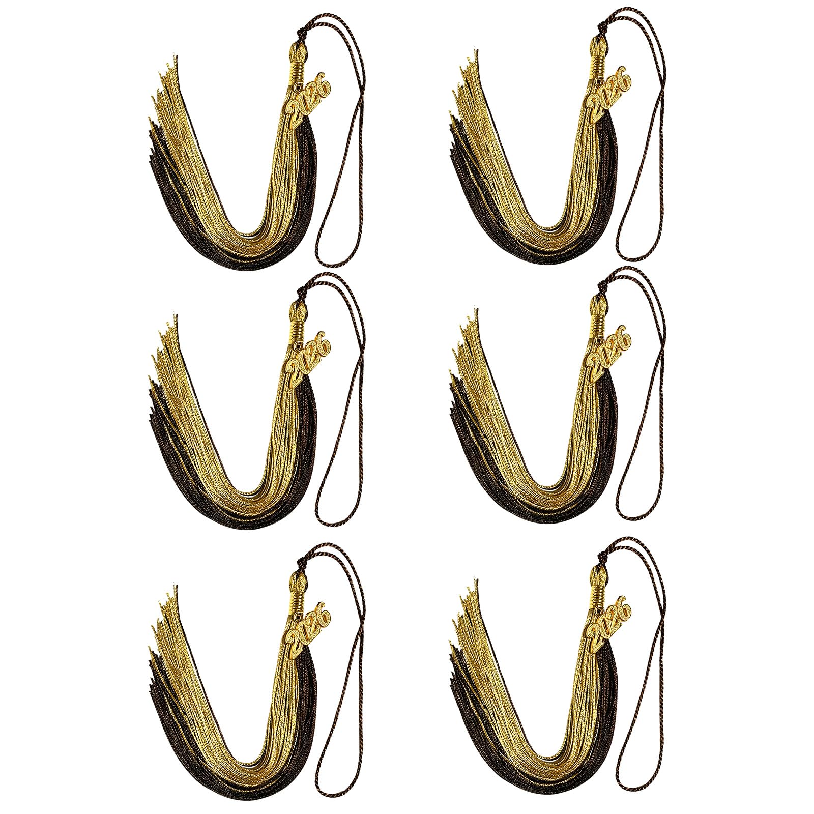 Graduation Tassels 2026 Year Identifier Easy Installation for Cap and Craft Projects Soft Polyester Tassels