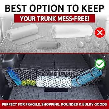 Amazon.com: Trunk Envelope Style Mesh Cargo Net for