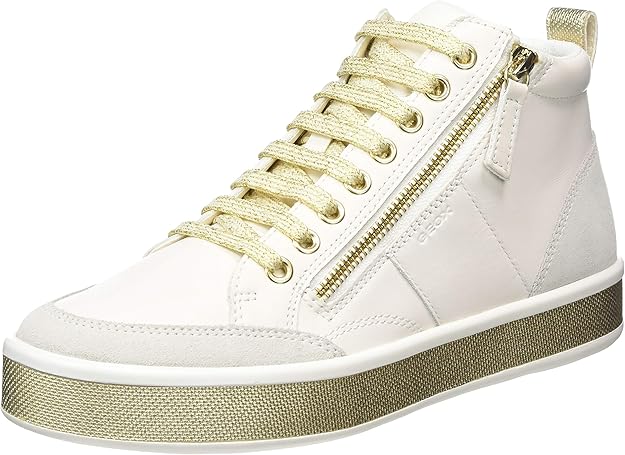 Geox D LEELU' D White - Fast delivery | Spartoo Europe ! - Shoes Low top  trainers Women 95,92 €