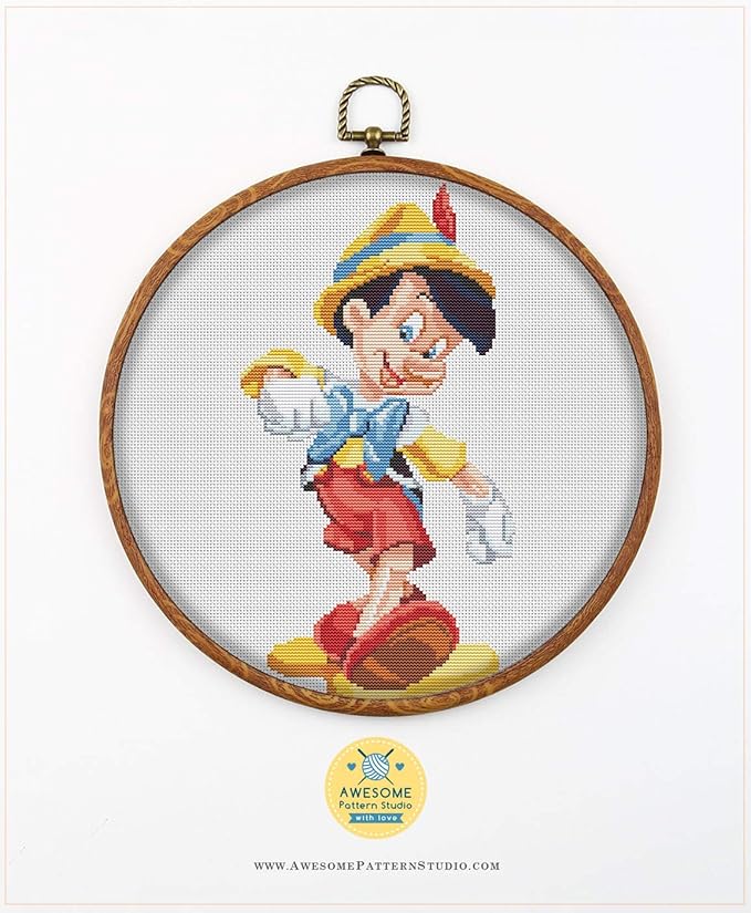 Pinocchio Pinocchio Cross Stitch Cross Stitch Pattern Disney Cross Stitch Disney Pattern Pinocchio Pattern Pinocchio Tale Scenes 2 Kits How To Craft Supplies Tools Kromasol Com