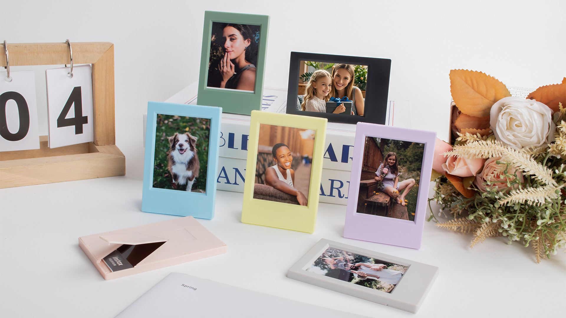 Amazon.com - HIYQIN 7 Packs 2x3 Mini Photo Frame for Instax Mini
