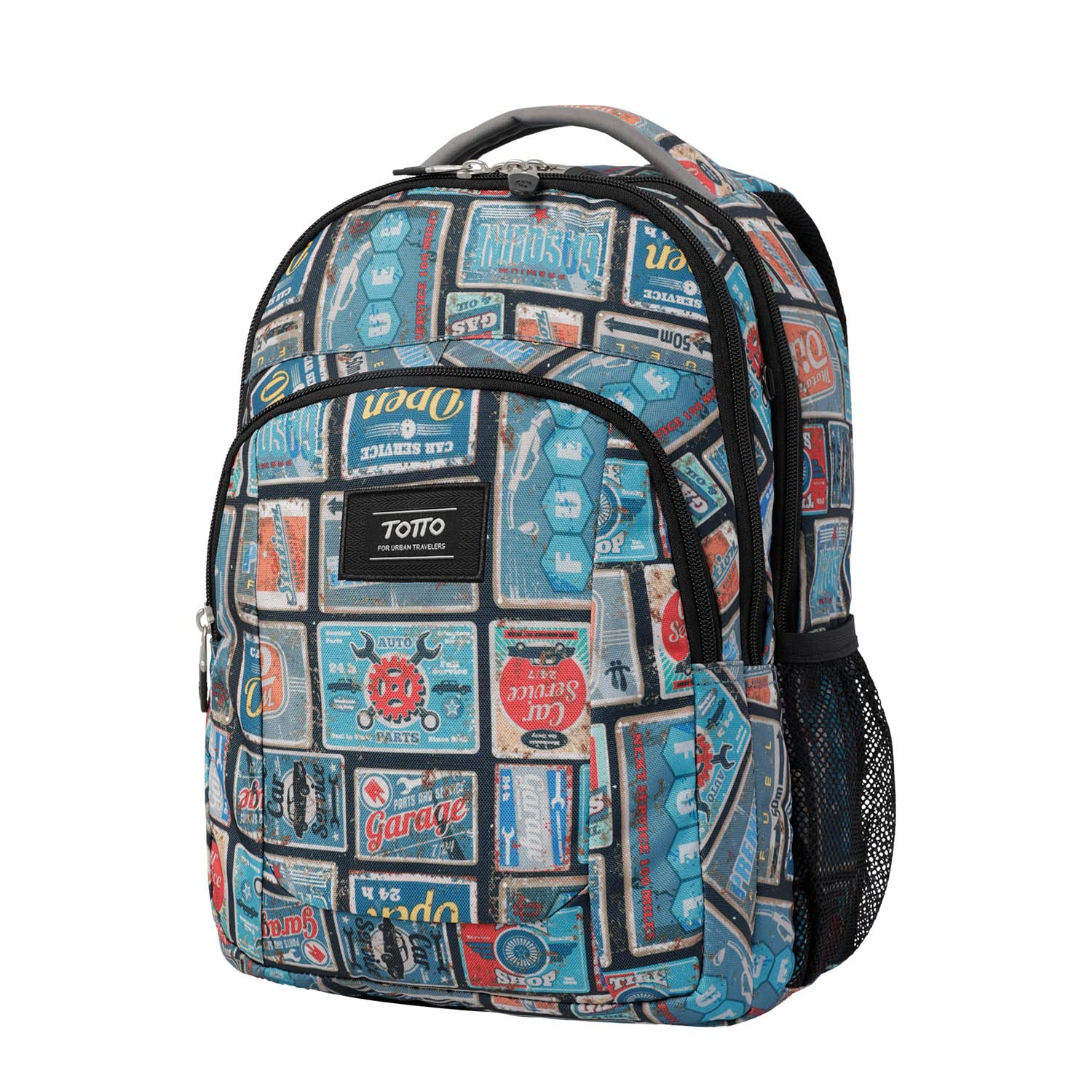 TOTTO Morral Tamulo Mochila, Unisex Adulto, Estampado, Talla Única