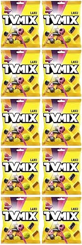 Malaco TV MIX Laku Gummy - Paquete de 10 gomitas (11.46 oz)