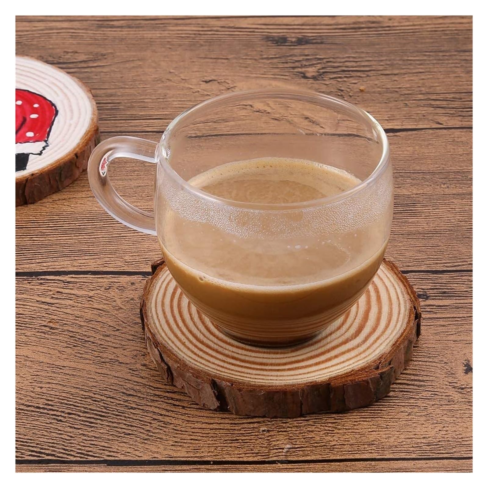 20pcs Wood Slices Craft Kit with Hole Para Decorar