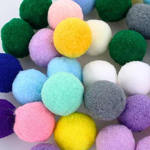 Miniatura 4 de Pelotas grandes de juguete para gatos, bolas suaves para gatos de 1 pulgada (30 piezas)
