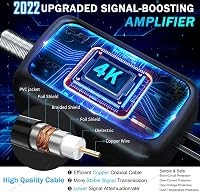 MILIWAN TV Antenna Erősítővel - HDTV DVB-T/DVB-T2 Digitális Antenna 4,4m Kábellel, Ablakra Ragasztható VHF/UHF/FM Vevőantenna 3
