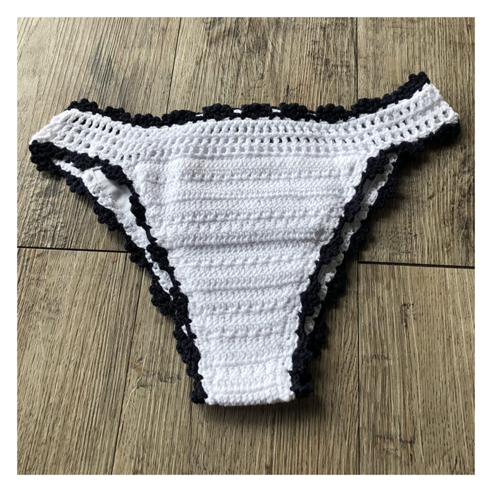 Conjunto De Bikini De Ganchillo Hecho A Mano Sexy De Verano Traje De Baño De Moda De Dos Piezas Lencería De Cintura Baja Ropa De Baño Ropa De Playa