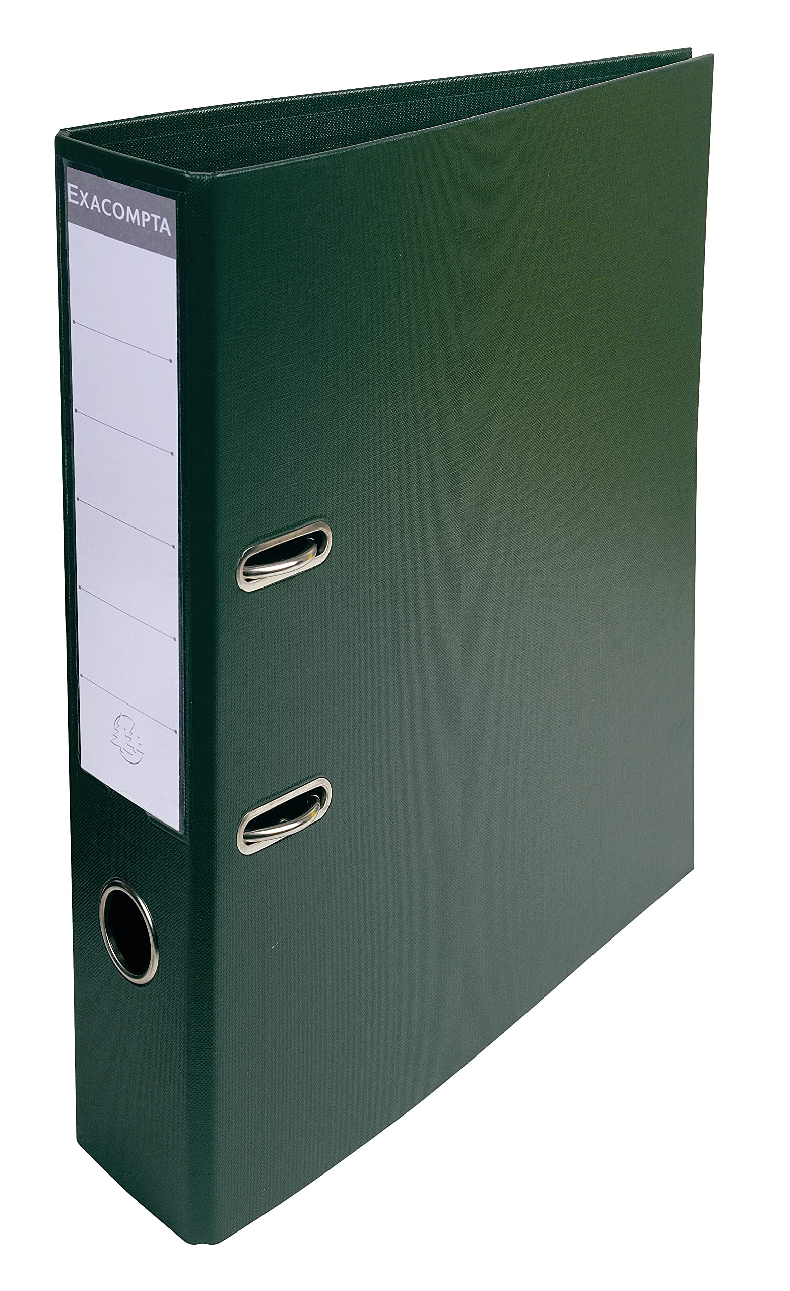 Exacompta - rif. 58753E - cartone da 50 raccoglitori a leva A4 Export- dorso da 70mm - meccanismo 75mm - dimensioni esterne: 32X29X7cm - formato per archiviazione A4 - colore: Verde scuro