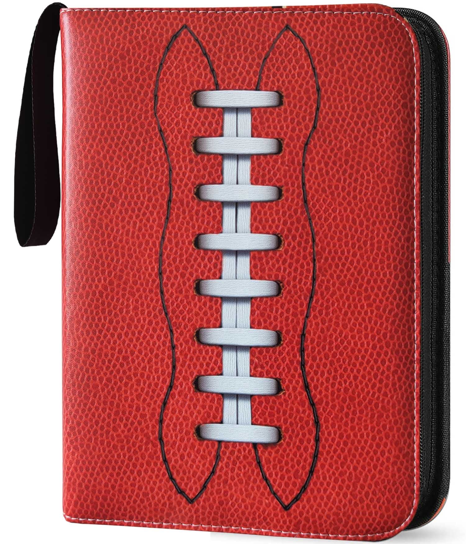 football card binder amazon Amazon.com: PKMLIFE Football Card Binder, 4 Pocket Baseball Trading Card  Binder Storage Protectors, Card Holder Sleeves for Sports Cards and  Basketball and Hockey Cards, 50 Pages Put up to 400 Cards (Football) :