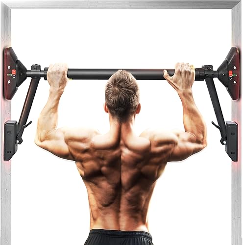 Miniatura 7 de Barra de dominadabarra de entrenamiento para la parte superior del cuerpo  Super carga, bloqueo de seguridad doble, equipo de entrenamiento de fuerza