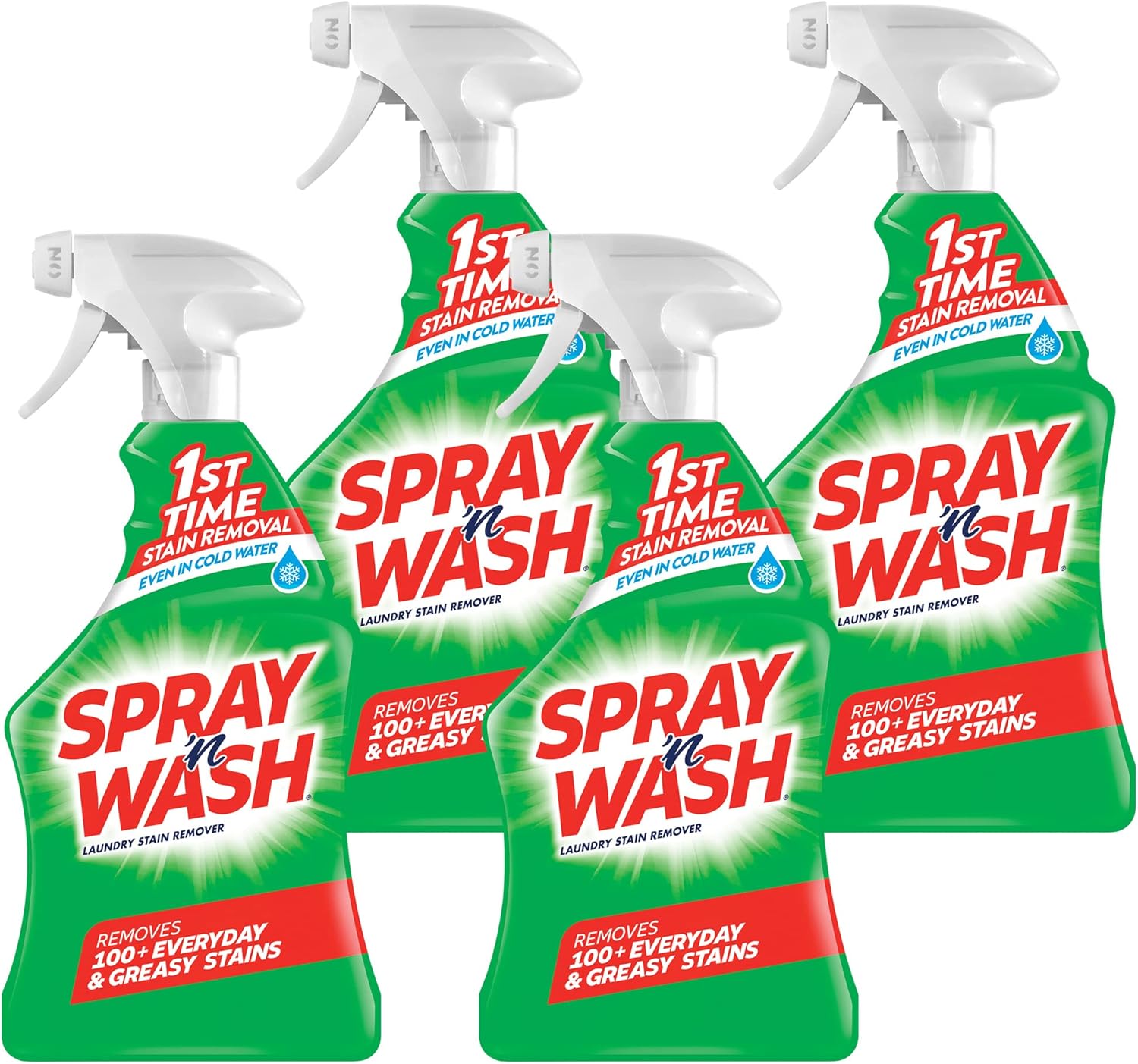 Spray 'n Wash PreTreat Laundry Stain Remover, 22 Fl Oz (Pack of 4