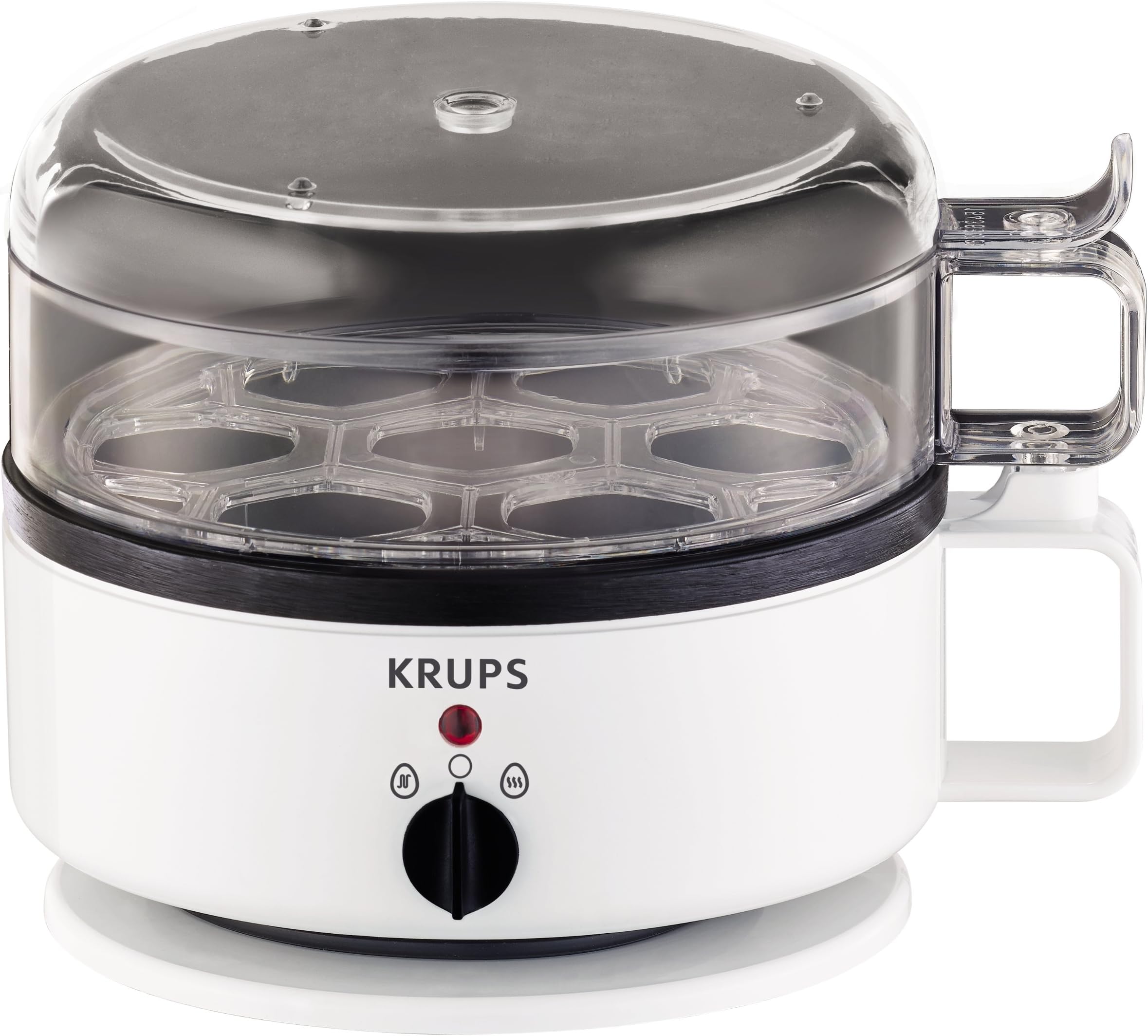 KRUPS F23070 Egg Cooker with Water Level Indicator, 7Eggs