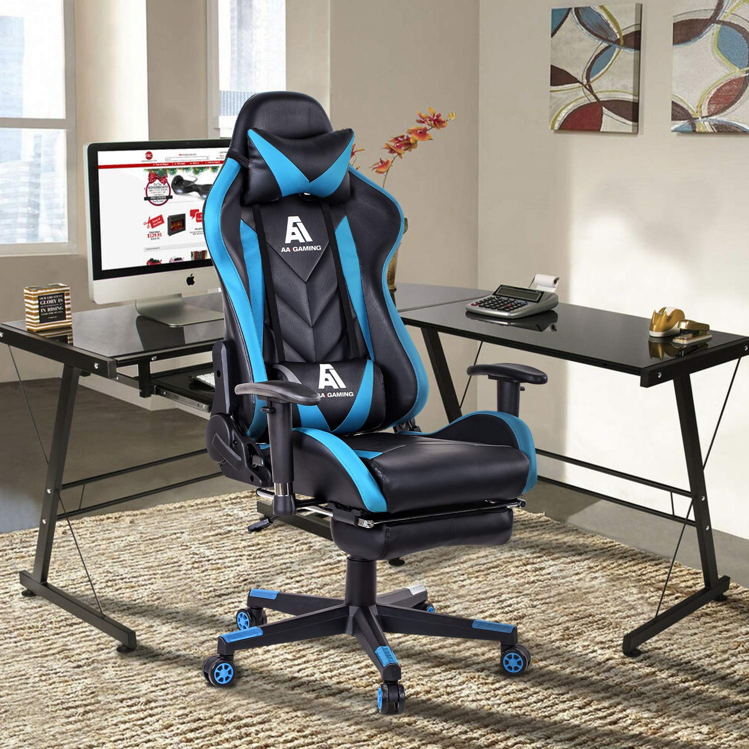 Buy AA Products Gaming Chair High Back Ergonomic Computer Racing Chair