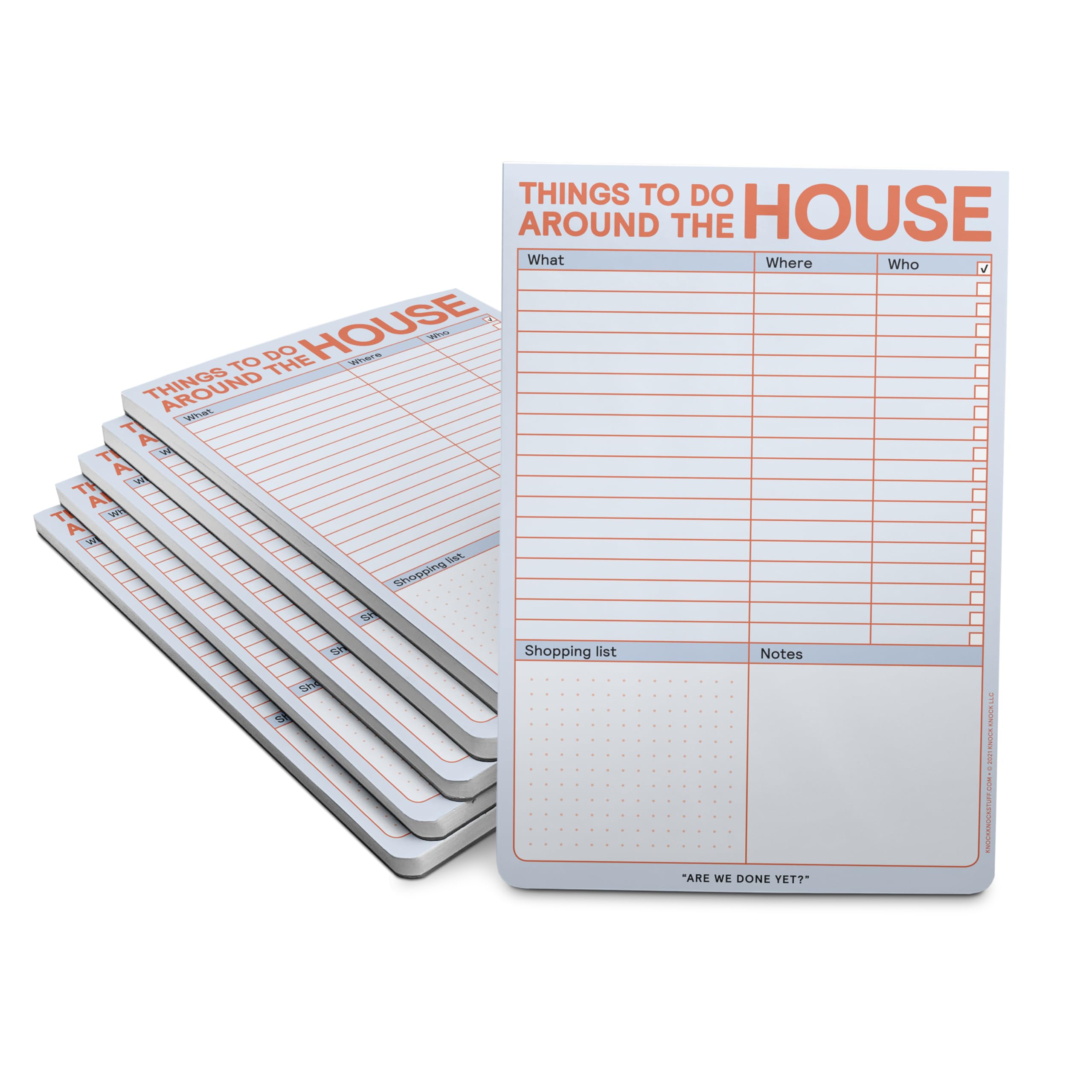 Blocs-notes et listes d'épicerie pastel pour organiser la cuisine