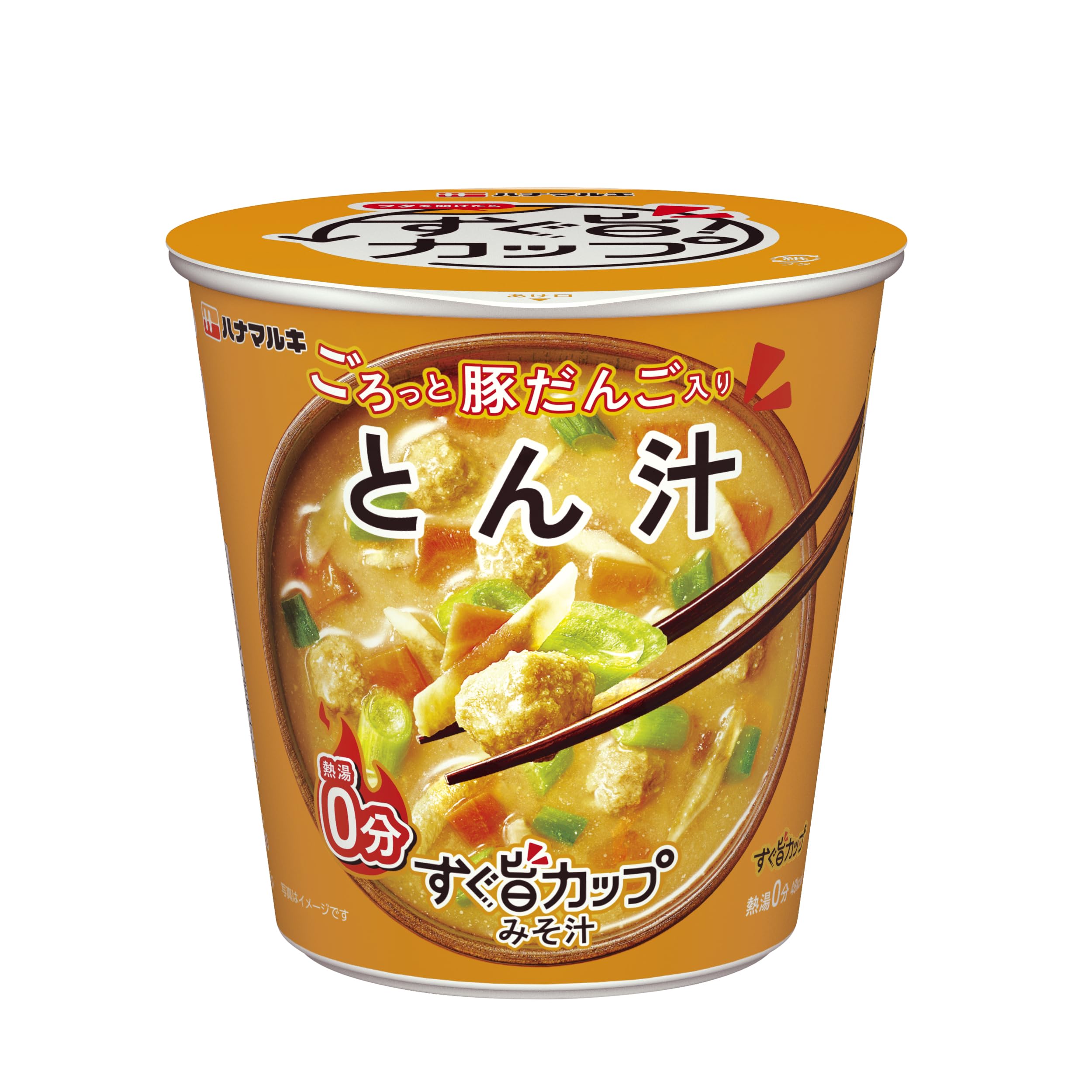 とん汁 カップタイプ 即席食品 カップ入生みそタイプみそ汁あさげ とん汁｜商品情報｜味
