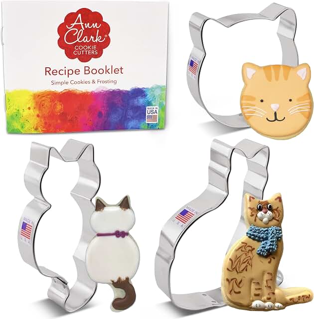 Cat Cookie Cutters 3-Pc. Set