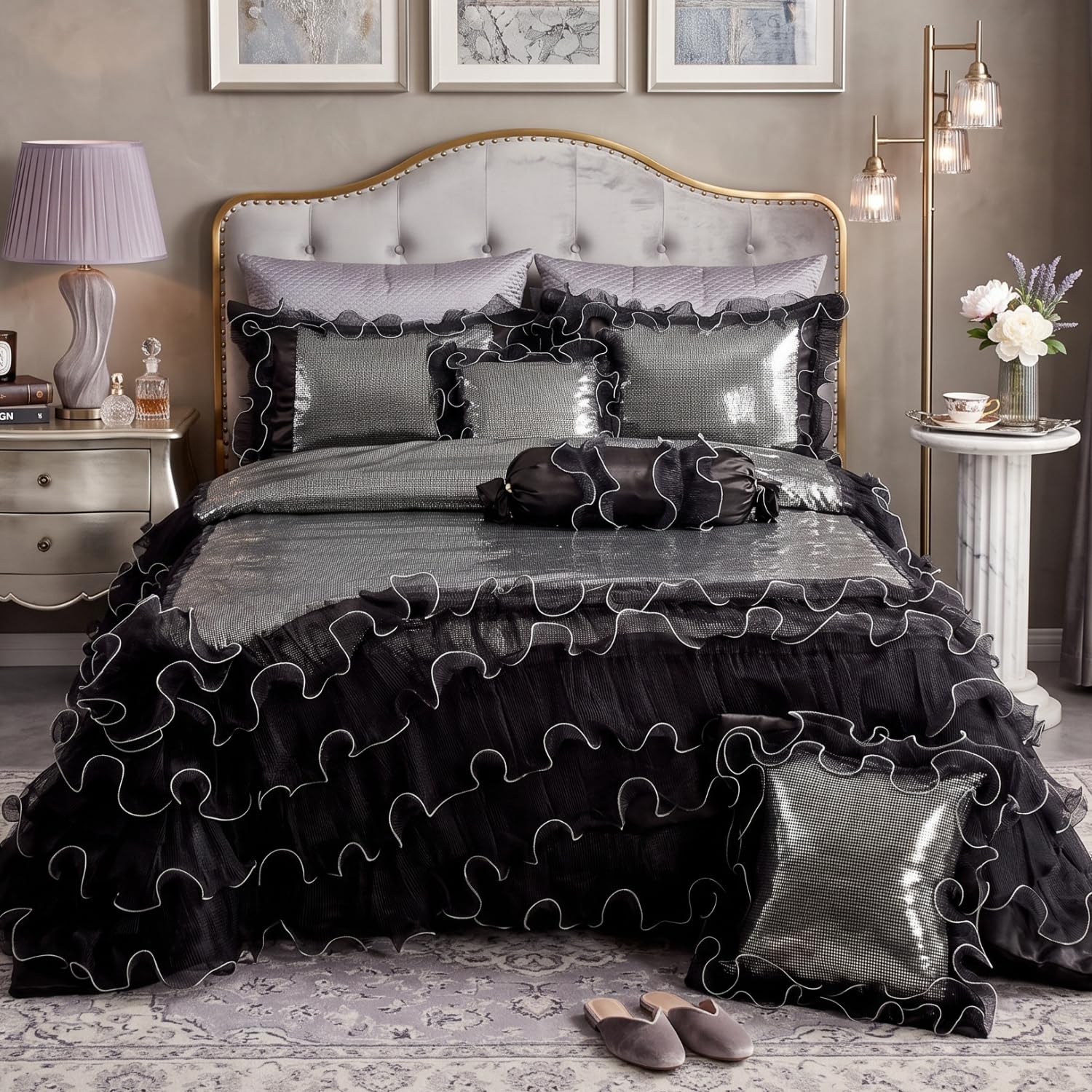 Tache Home Fashion Bettdecken-Set, Kingsize, Night Out