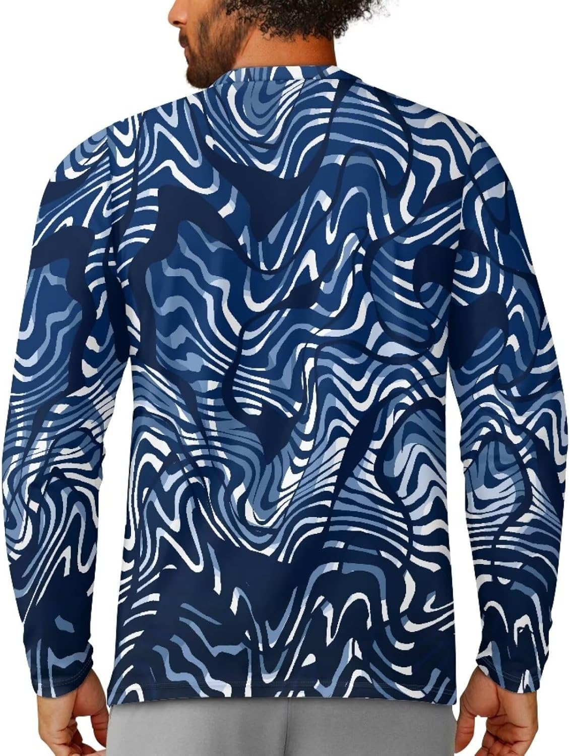 Long Sleeve T-Shirts for Men Athletic Crewneck T Shirt Fall Winter Spring Shirts Quick Dry Sweatshirt S-4XL