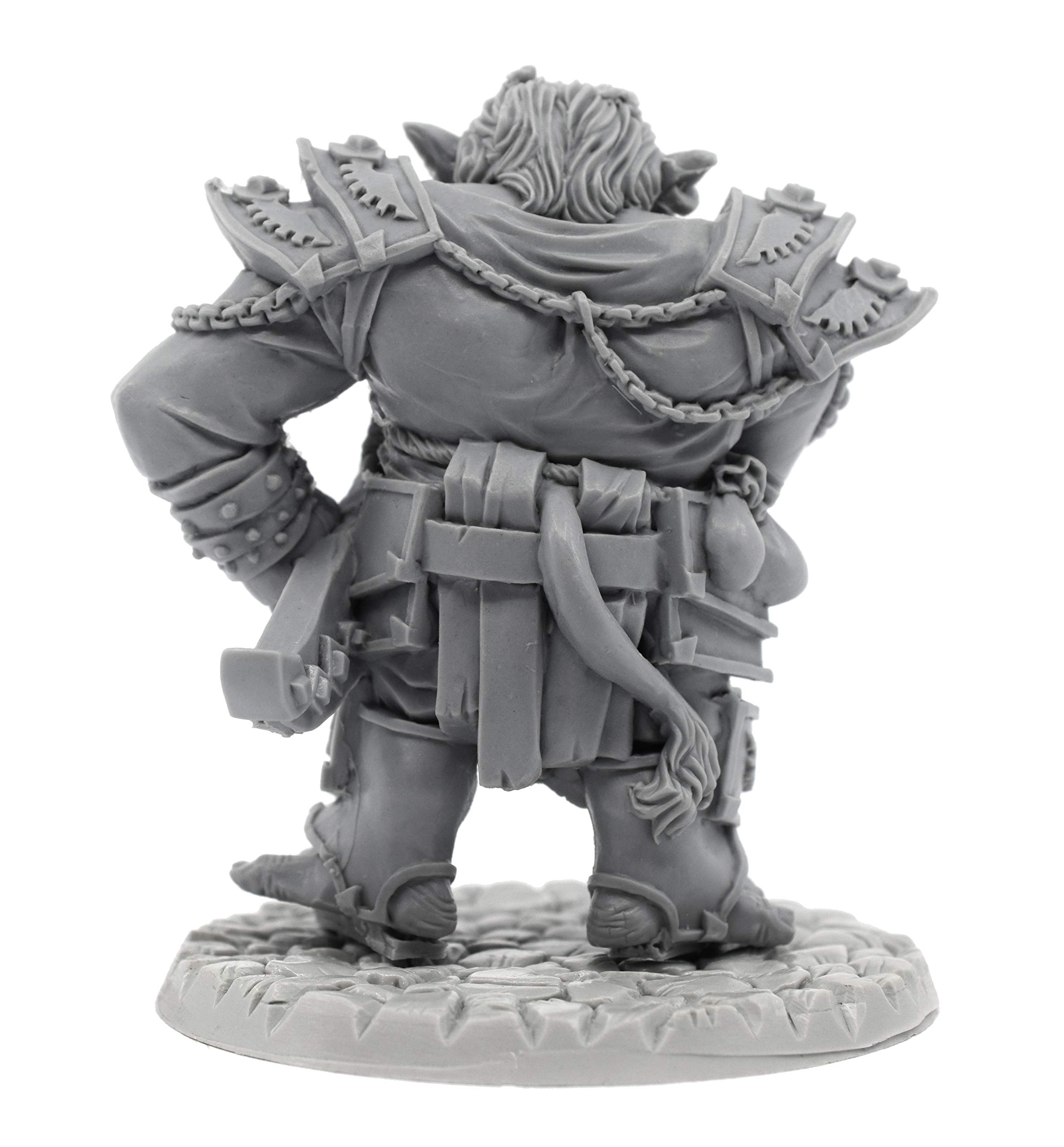 Stonehaven Miniatures Figura in miniatura del capitano dei Troll, 100% resina di uretano, altezza 67 mm, (per giochi di guerra da tavolo in scala 28 mm), prodotto negli Stati Uniti