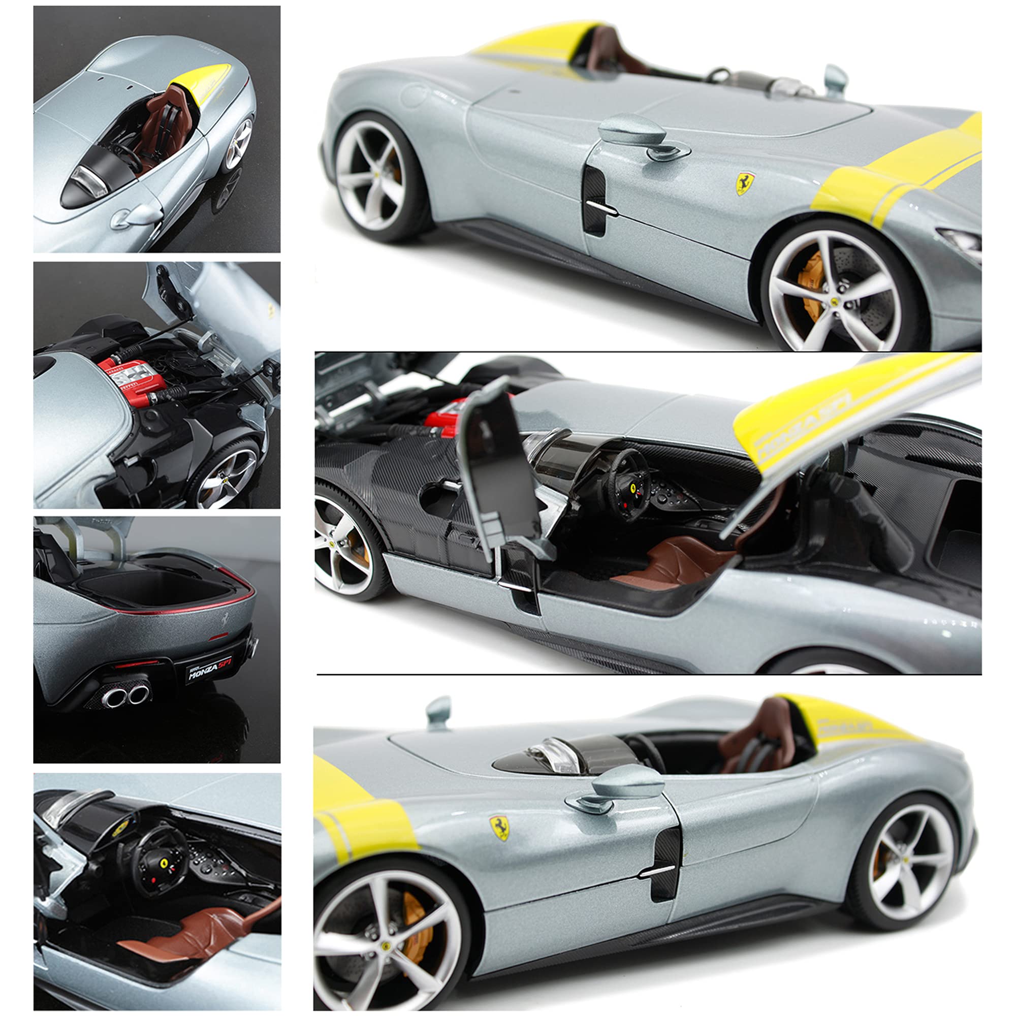 Amazon | ブラーゴ 1/18 ミニカー フェラーリ Monza SP1 レース 