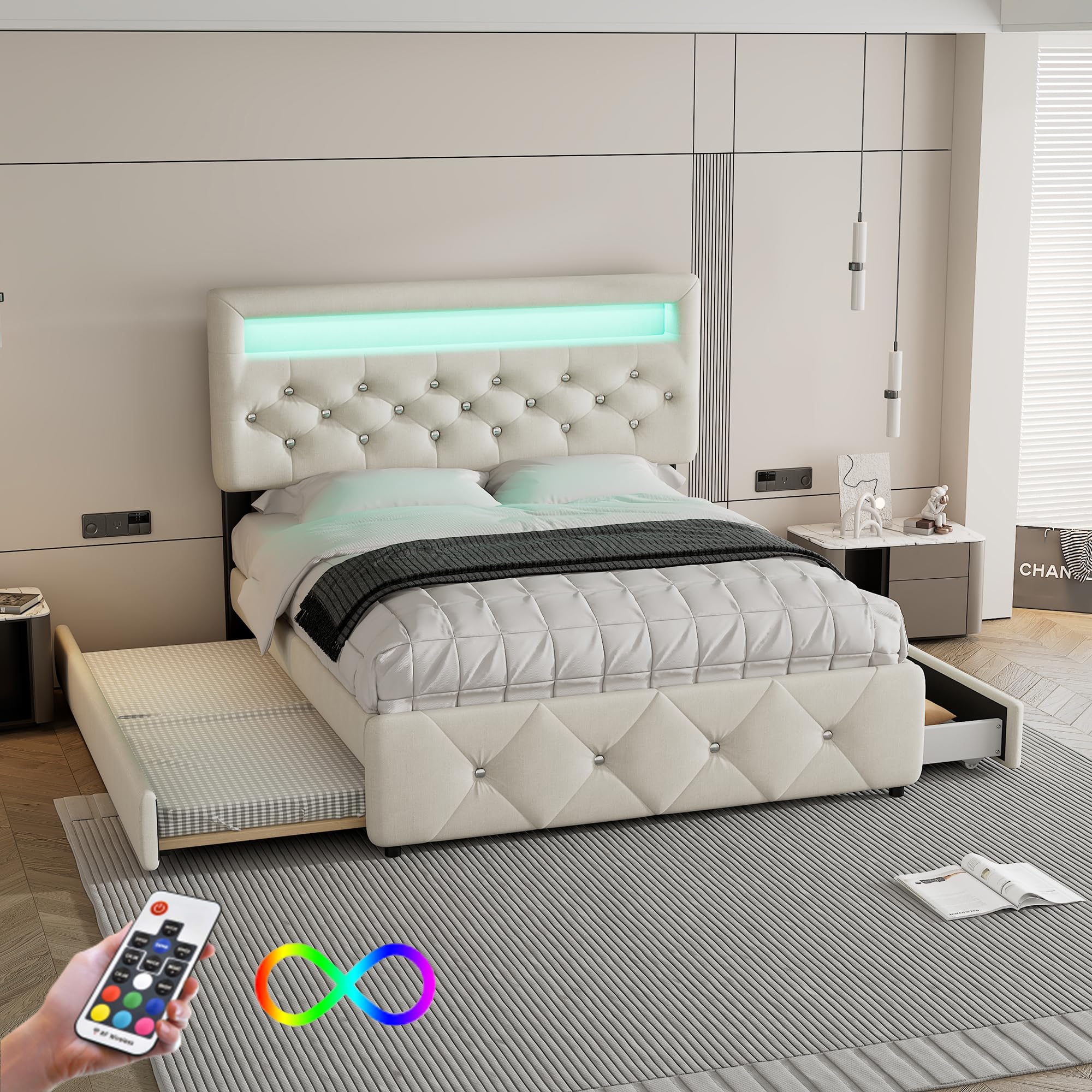 Letto Singolo Con Letto Estraibile Letto Samoa Enjoy Twice Sommier