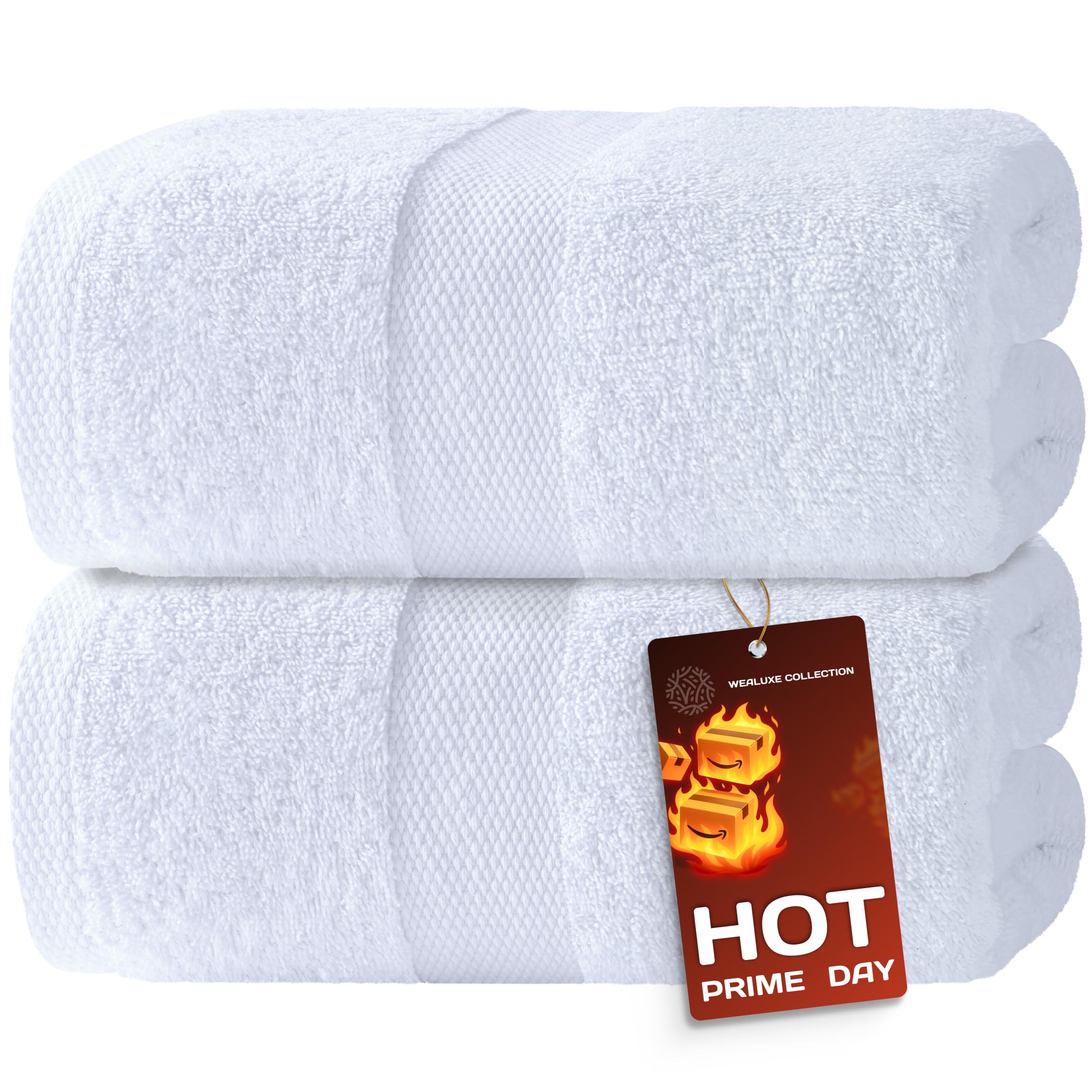 White Classic 650 GSM Bath Towels