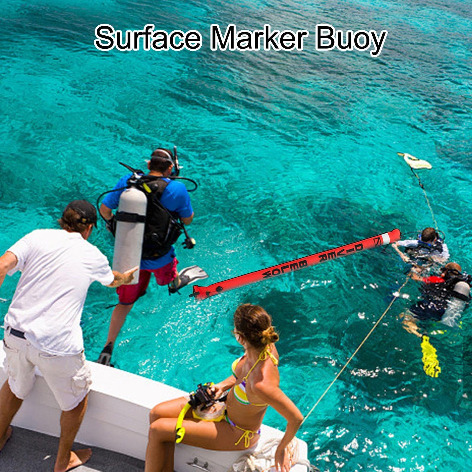 de marcado de superficie, de bandera de buceo, equipo de seguridad de | buceo, equipo, accesorios, parte reflectante, tejido de nailon 210D, autosellado, revestimiento de TPU para