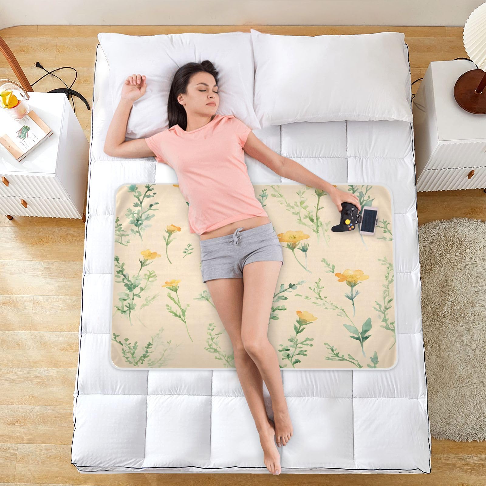 CEBUGI 34” x 52”Washable Underpads Heavy Absorbency Waterproof Incontinence Bed Pads 190978660899593011200 Pee Pads for Adults Kids and Baby