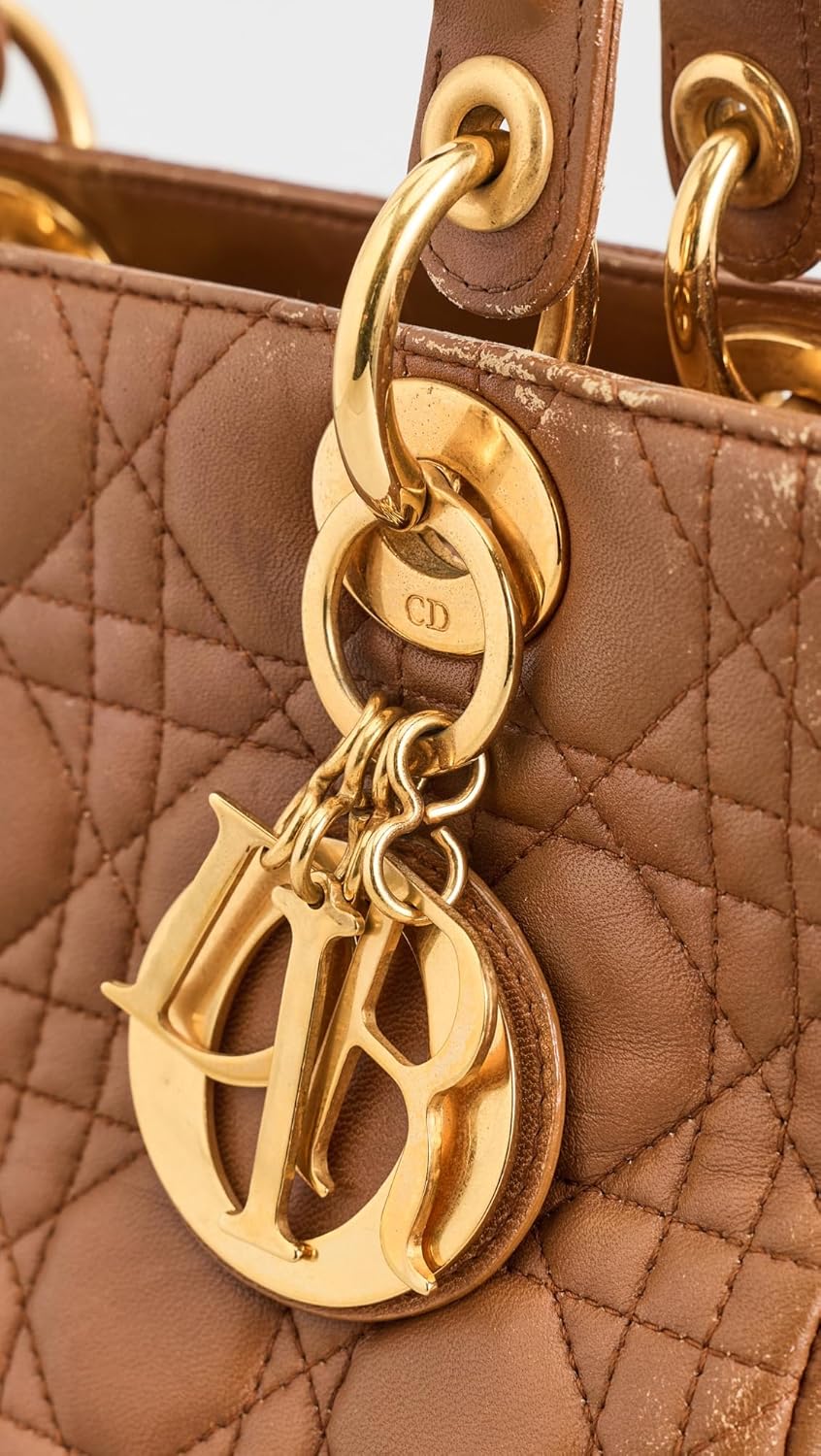 Women's Pre-Loved Lady Dior Cannage Lambskin Bag - Image 4