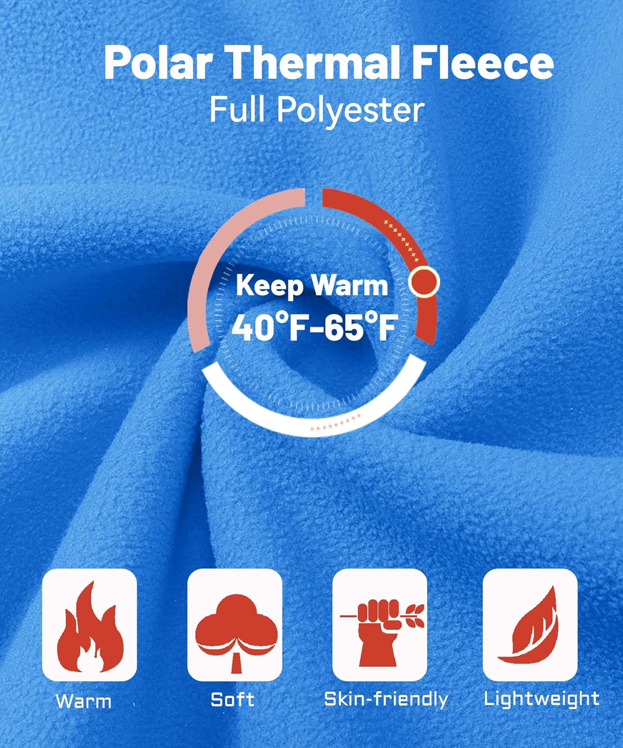 MAGCOMSEN Women's Fleece Jacket Zip Up Coat Lightweight Soft Warm Long Sleeve Jackets with Pockets for Winter - Image 6